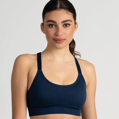 New Balance 3 Pack Seamless Sports Bras for Women, Cami Keyhole Breathability, Gym Sports Bra, Yoga Workout Set