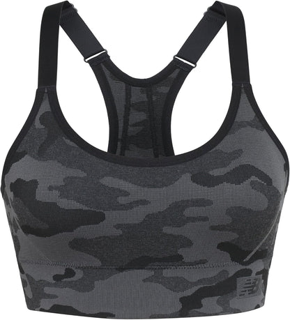 New Balance 3 Pack Seamless Sports Bras for Women, Cami Keyhole Breathability, Gym Sports Bra, Yoga Workout Set