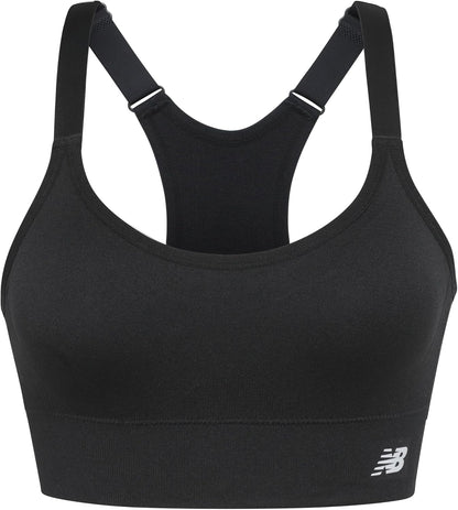 New Balance 3 Pack Seamless Sports Bras for Women, Cami Keyhole Breathability, Gym Sports Bra, Yoga Workout Set