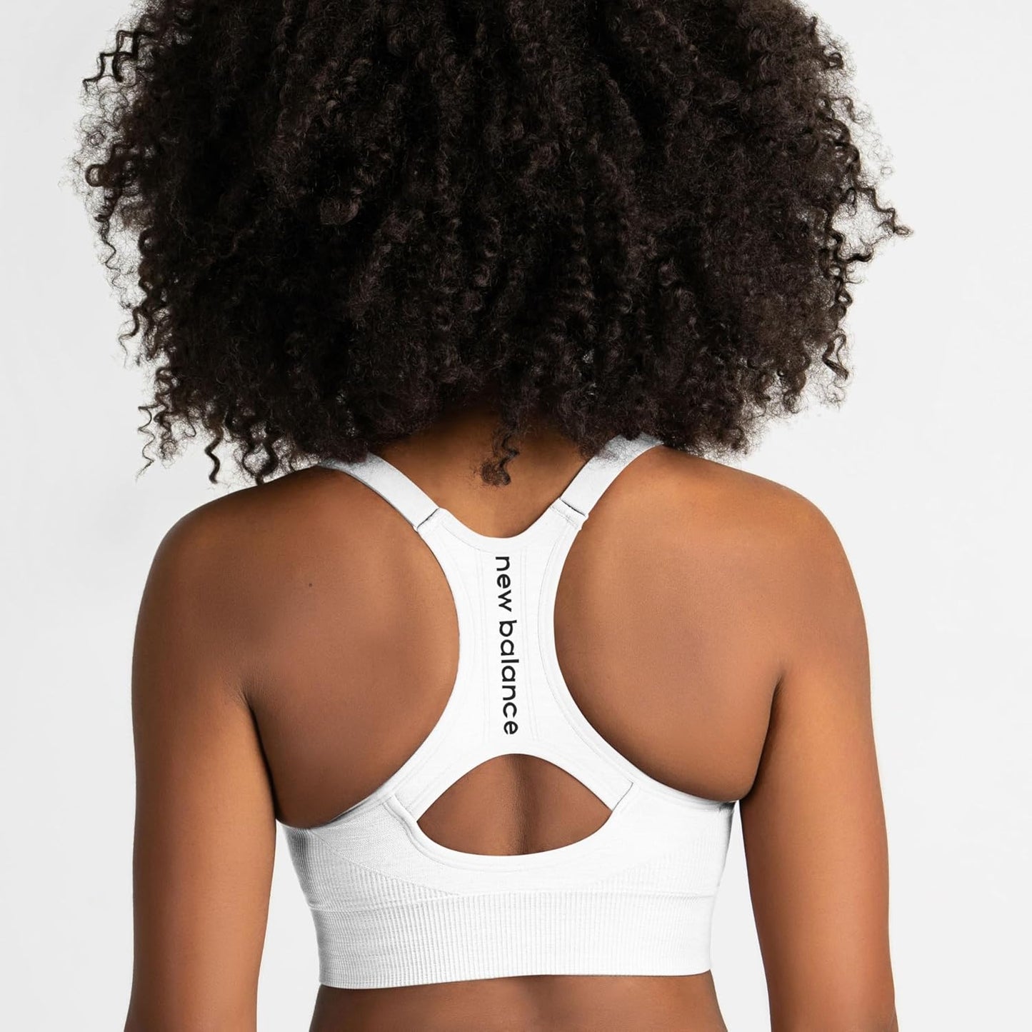 New Balance 3 Pack Seamless Sports Bras for Women, Cami Keyhole Breathability, Gym Sports Bra, Yoga Workout Set