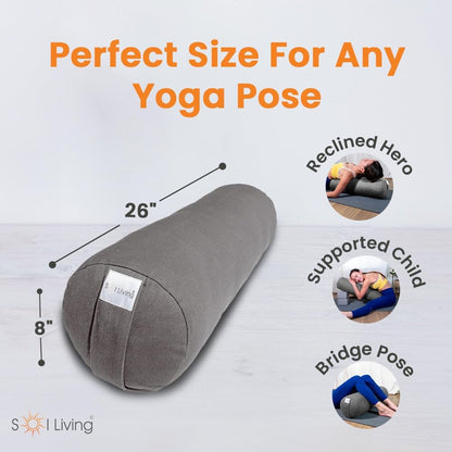 Pranayama Yoga Bolster Meditation Pillow