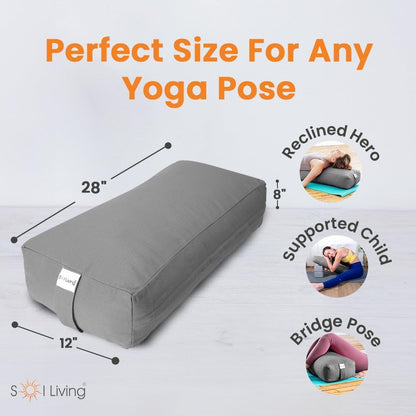 Pranayama Yoga Bolster Meditation Pillow