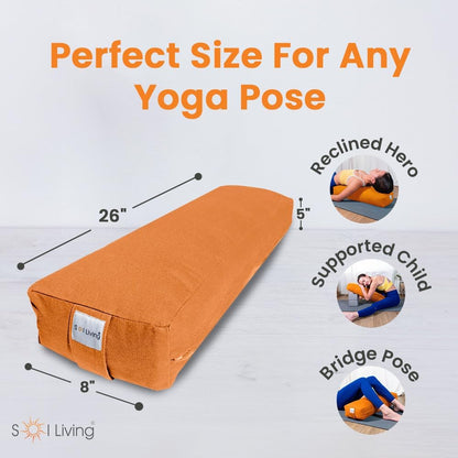 Pranayama Yoga Bolster Meditation Pillow