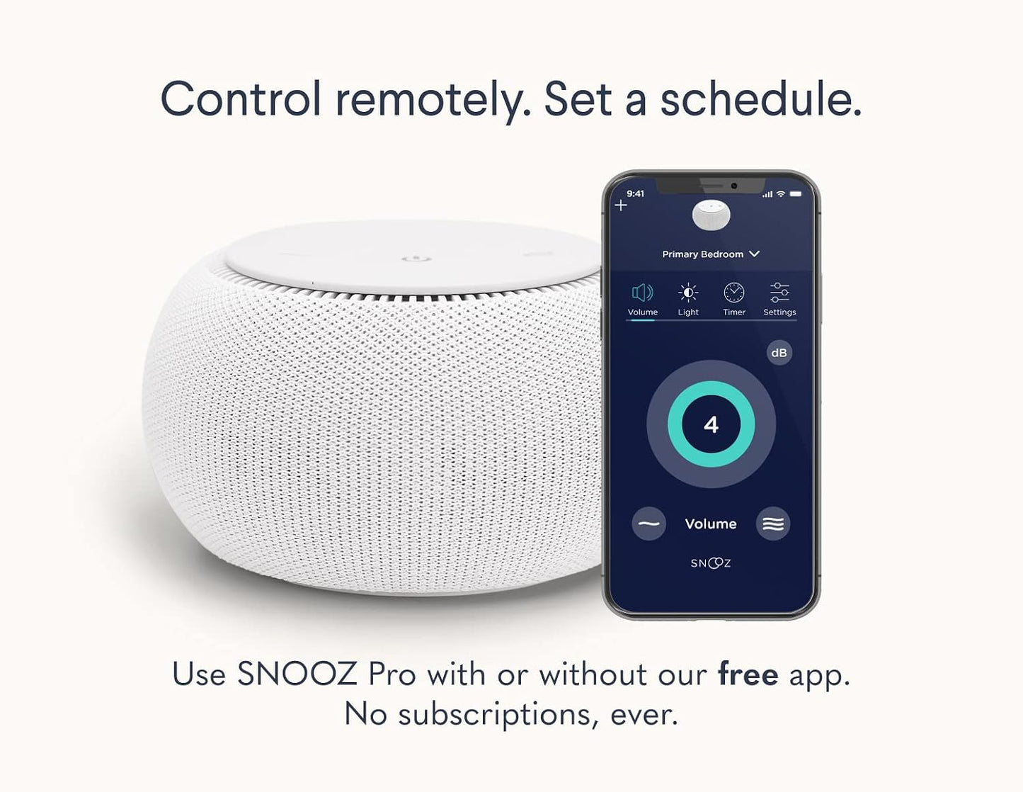 Pro Smart White Noise Sound Machine, Real Fan Inside for Sleeping