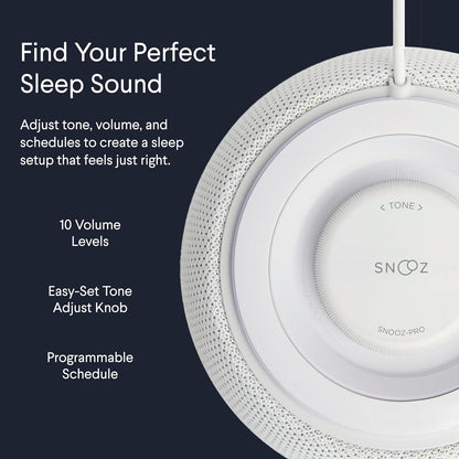 Pro Smart White Noise Sound Machine, Real Fan Inside for Sleeping