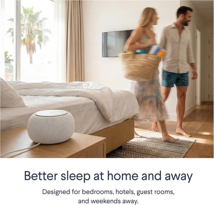 Pro Smart White Noise Sound Machine, Real Fan Inside for Sleeping