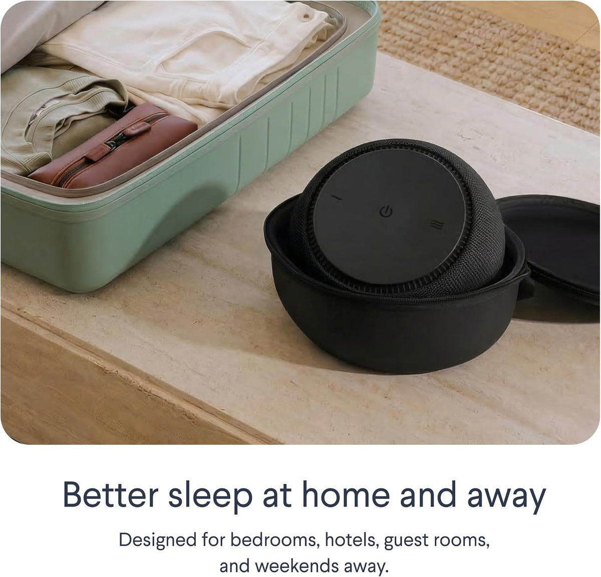 Pro Smart White Noise Sound Machine, Real Fan Inside for Sleeping