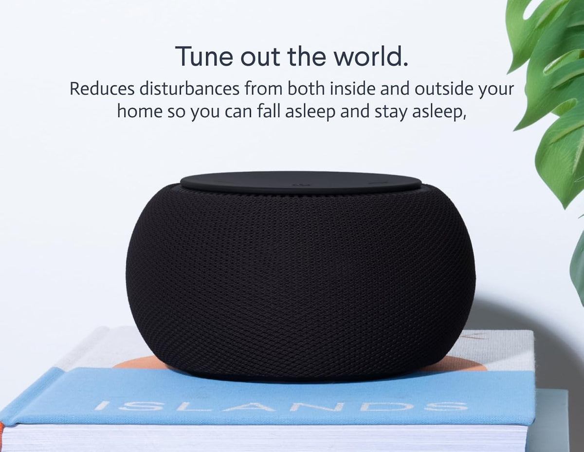 Pro Smart White Noise Sound Machine, Real Fan Inside for Sleeping