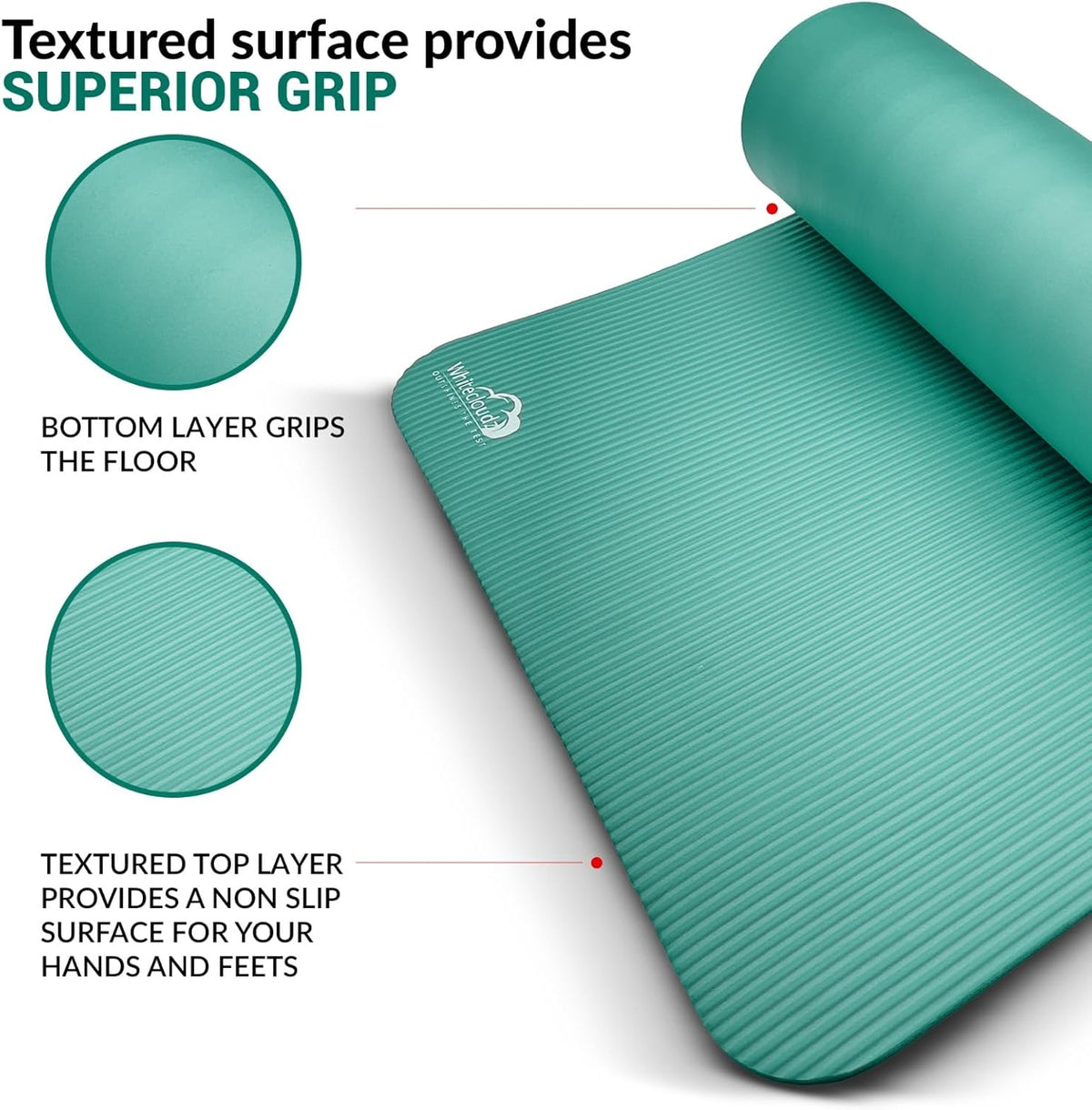 Yoga kit, 7-Piece Yoga Mat Set for Home Workouts, Thick Yoga Mat, Yoga Blocks, Strap, Yoga Towels & Carrying Bag, Exercise Mat with Yoga Equipment for Women & Men, Enhance Yoga Practice