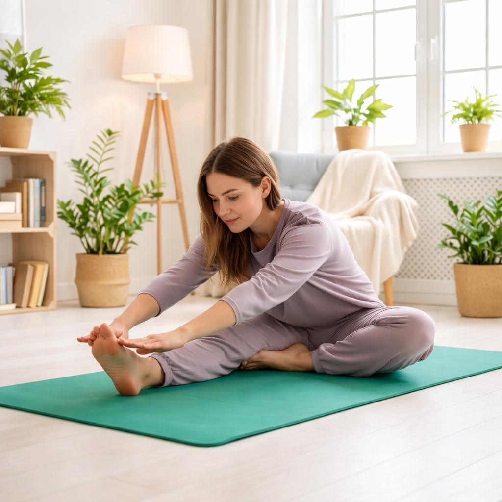 Yoga kit, 7-Piece Yoga Mat Set for Home Workouts, Thick Yoga Mat, Yoga Blocks, Strap, Yoga Towels & Carrying Bag, Exercise Mat with Yoga Equipment for Women & Men, Enhance Yoga Practice