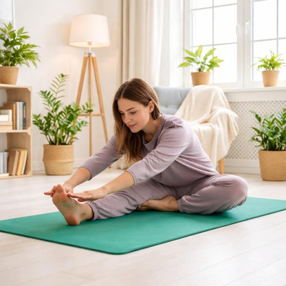Yoga kit, 7-Piece Yoga Mat Set for Home Workouts, Thick Yoga Mat, Yoga Blocks, Strap, Yoga Towels & Carrying Bag, Exercise Mat with Yoga Equipment for Women & Men, Enhance Yoga Practice