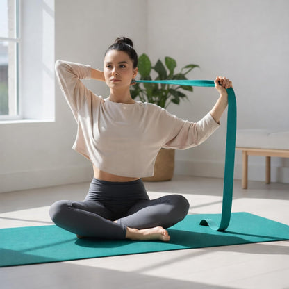 Yoga kit, 7-Piece Yoga Mat Set for Home Workouts, Thick Yoga Mat, Yoga Blocks, Strap, Yoga Towels & Carrying Bag, Exercise Mat with Yoga Equipment for Women & Men, Enhance Yoga Practice