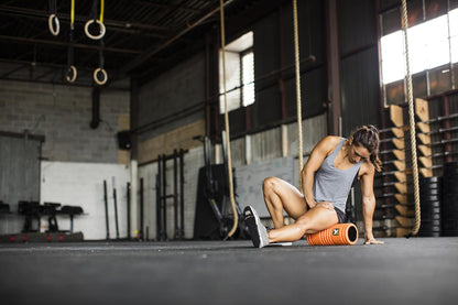 Therapy Grid Foam Roller with Free Online Instructional Videos, Original (13-inch), Orange