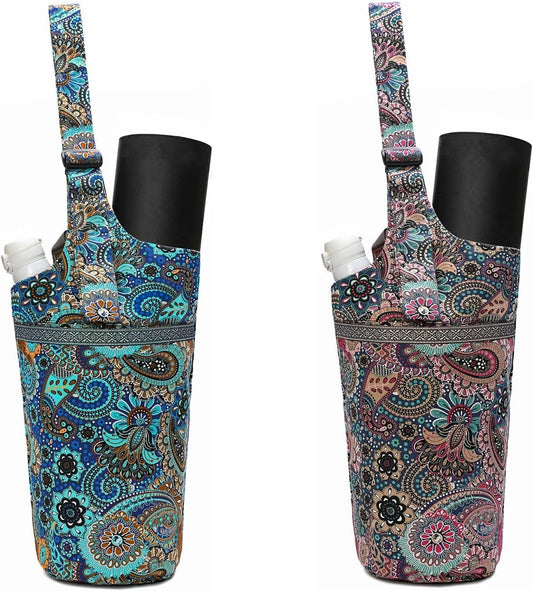 IwIeIaIrI Yoga Mat Bag for Women with Large Size Pocket and Zipper Pocket,Yoga Bag Mat Carrier Holder Fits Most Your Stuff,Yoga Accessories Gifts