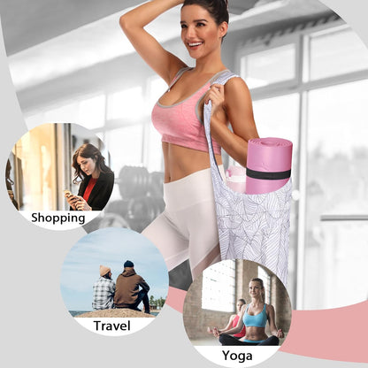 IwIeIaIrI Yoga Mat Bag for Women with Large Size Pocket and Zipper Pocket,Yoga Bag Mat Carrier Holder Fits Most Your Stuff,Yoga Accessories Gifts
