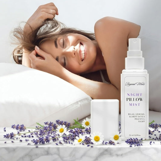 Pillow Spray – Lavender Chamomile Sleep Spray with Essential Oils – Relaxing Aromatherapy Mist for Pillows, Bedding, and Linens – Nighttime Pillow Mist – 75ml (2.5 fl oz)