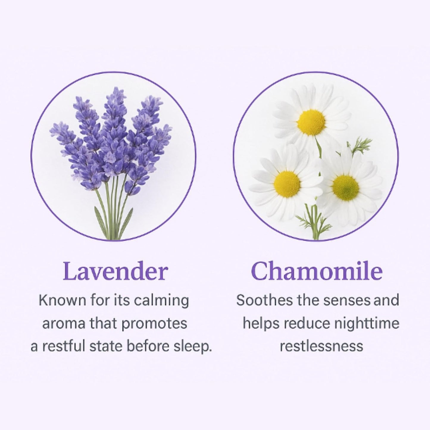 Pillow Spray – Lavender Chamomile Sleep Spray with Essential Oils – Relaxing Aromatherapy Mist for Pillows, Bedding, and Linens – Nighttime Pillow Mist – 75ml (2.5 fl oz)