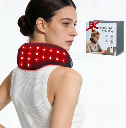 Cordless Red Light Therapy for Neck, Gifts for Women Men Mom Dad