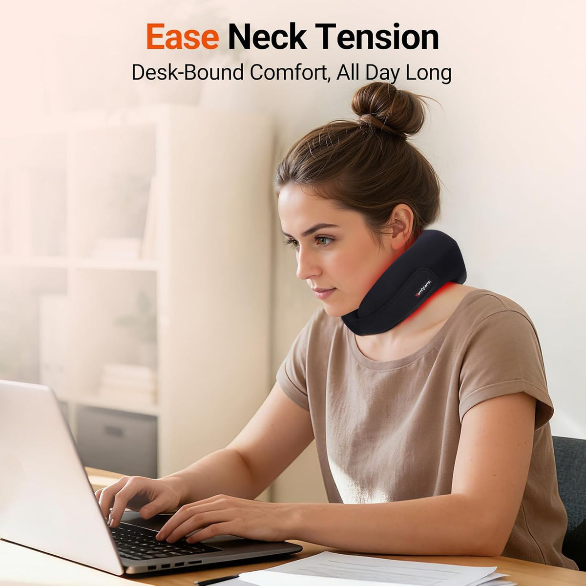 Cordless Red Light Therapy for Neck, Gifts for Women Men Mom Dad
