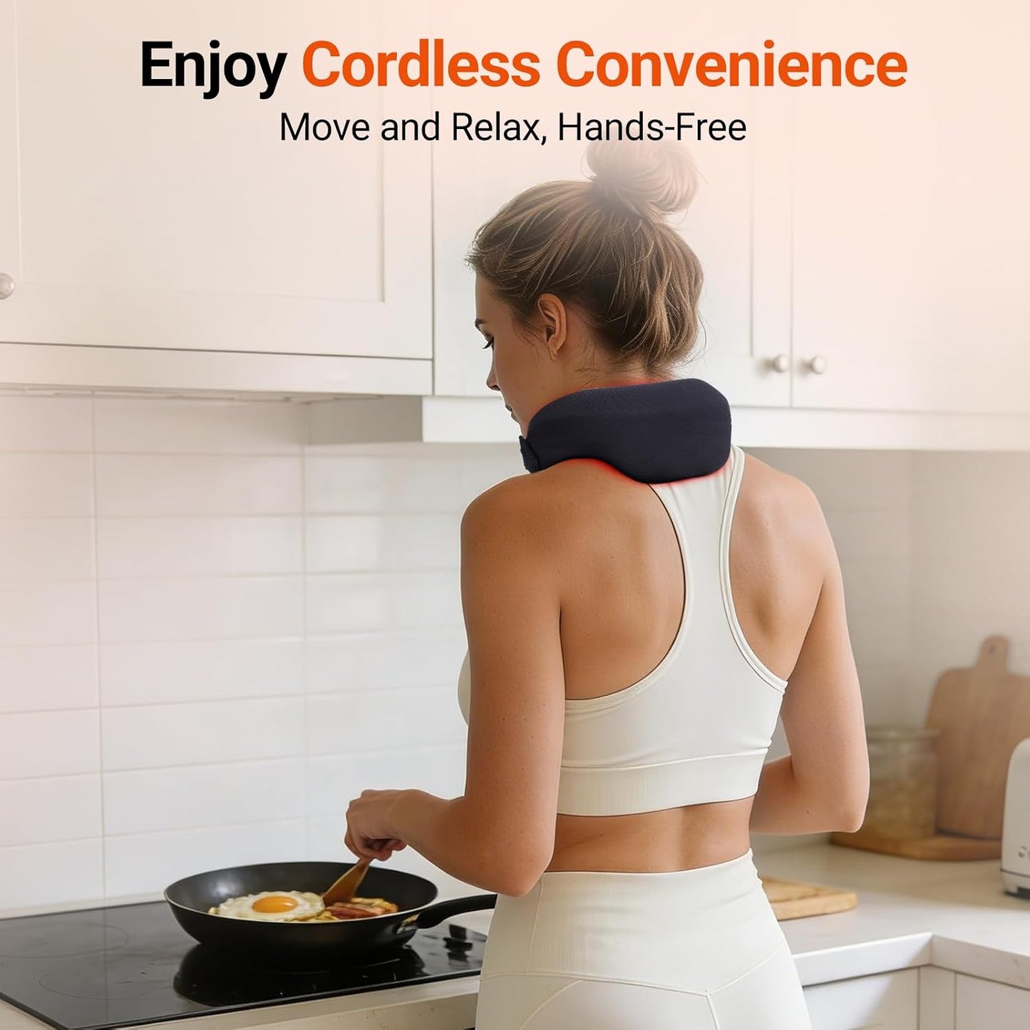 Cordless Red Light Therapy for Neck, Gifts for Women Men Mom Dad
