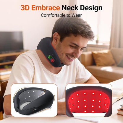 Cordless Red Light Therapy for Neck, Gifts for Women Men Mom Dad
