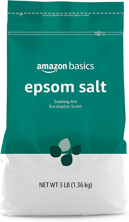 Epsom Salt Soaking Aid, Eucalyptus Scented, 3 Pound
