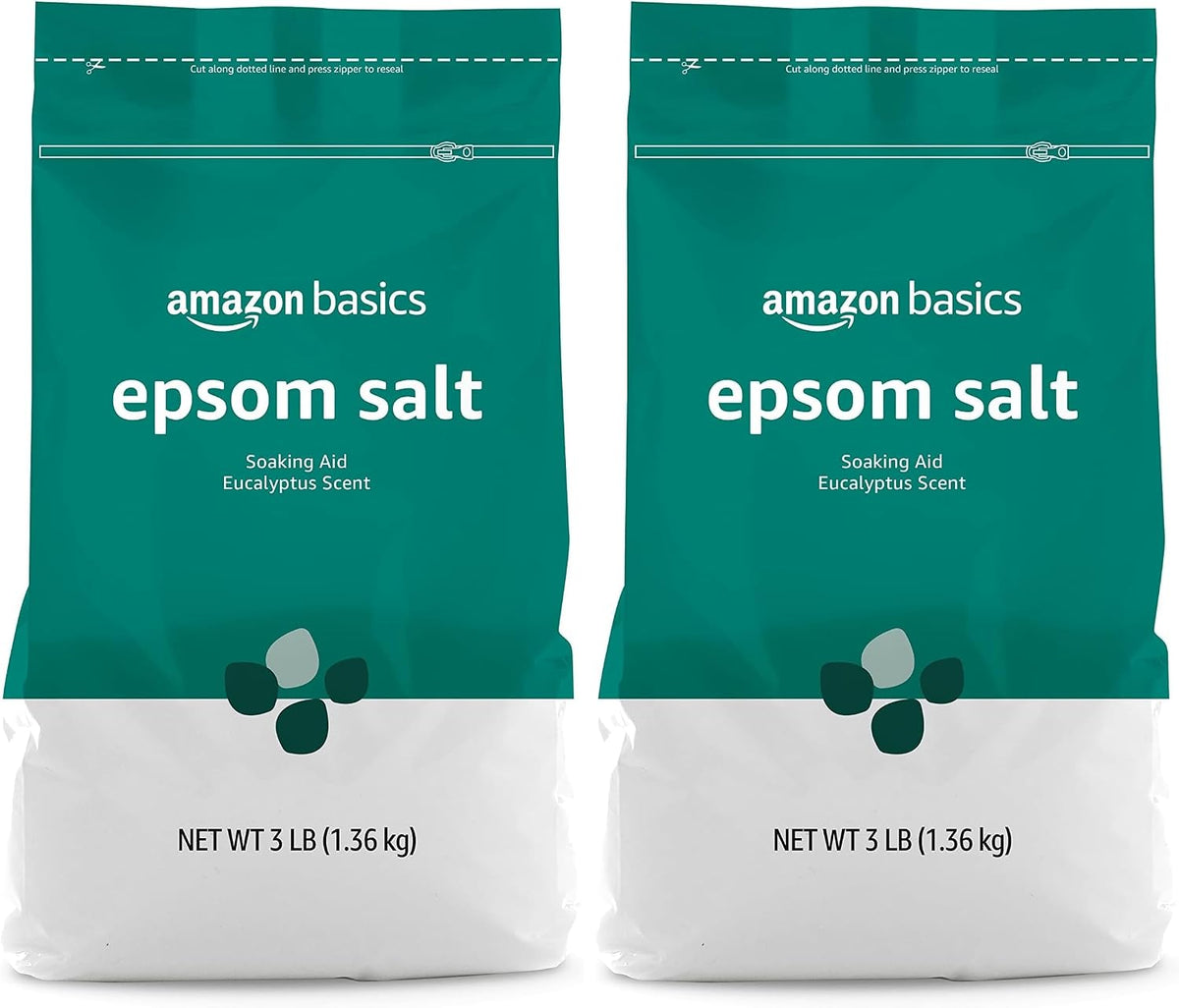 Epsom Salt Soaking Aid, Eucalyptus Scented, 3 Pound