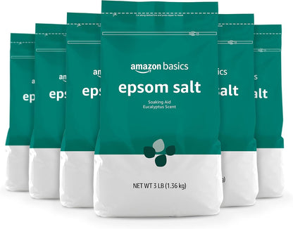 Epsom Salt Soaking Aid, Eucalyptus Scented, 3 Pound