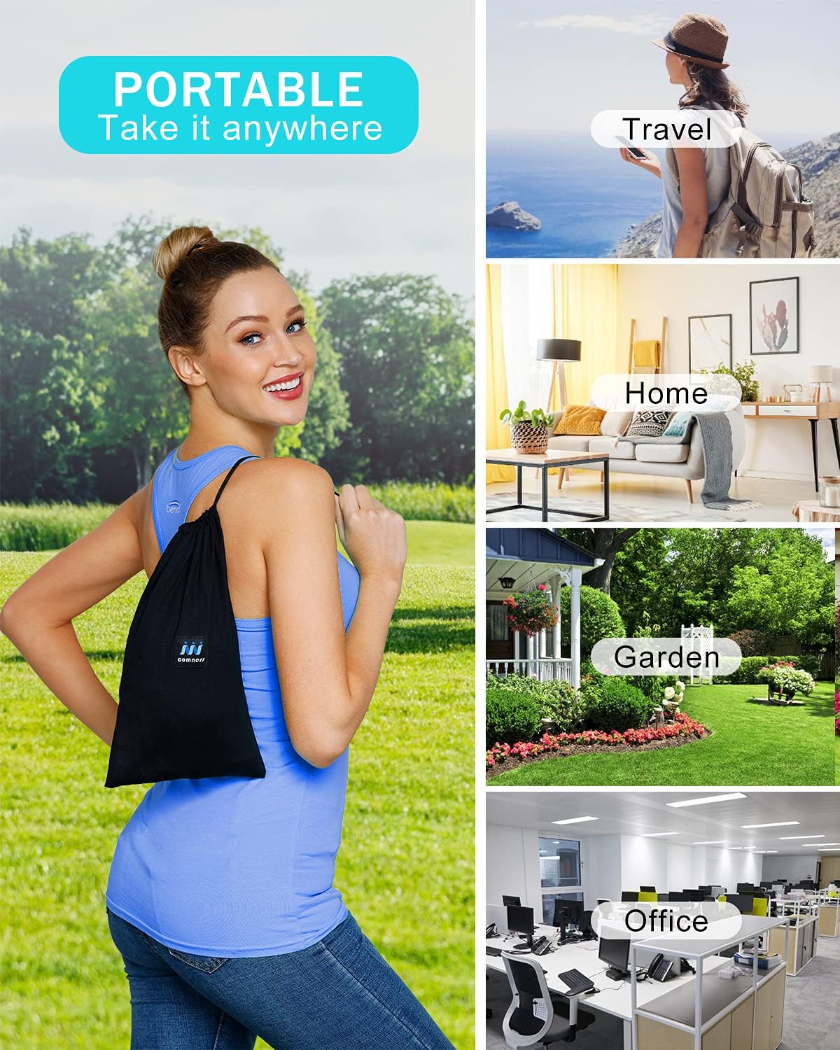 Cervical Neck Traction Device Over Door for Home Use, Portable Neck Stretcher Hammock for Neck Pain Relief, Physical Therapy AIDS for Neck Decompressor.