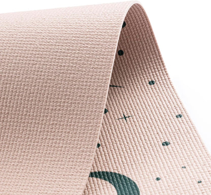 Silk Print Kids Yoga Mat,Non-Slip Yoga Mat for Childrens Exercise, Fitness, Yoga and Mindfulness Lightweight, Easy Clean Play Mat for Girls and Boys