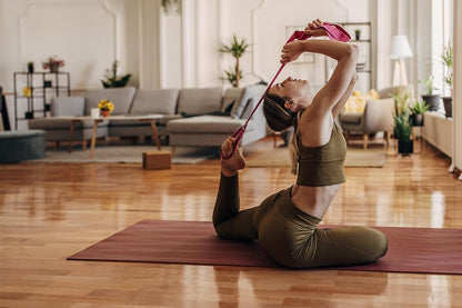 Strap with Metal D-Ring - Durable Stretching Strap for Yoga, Pilates, Flexibility & Physical Therapy (6ft, 8ft, 10ft)