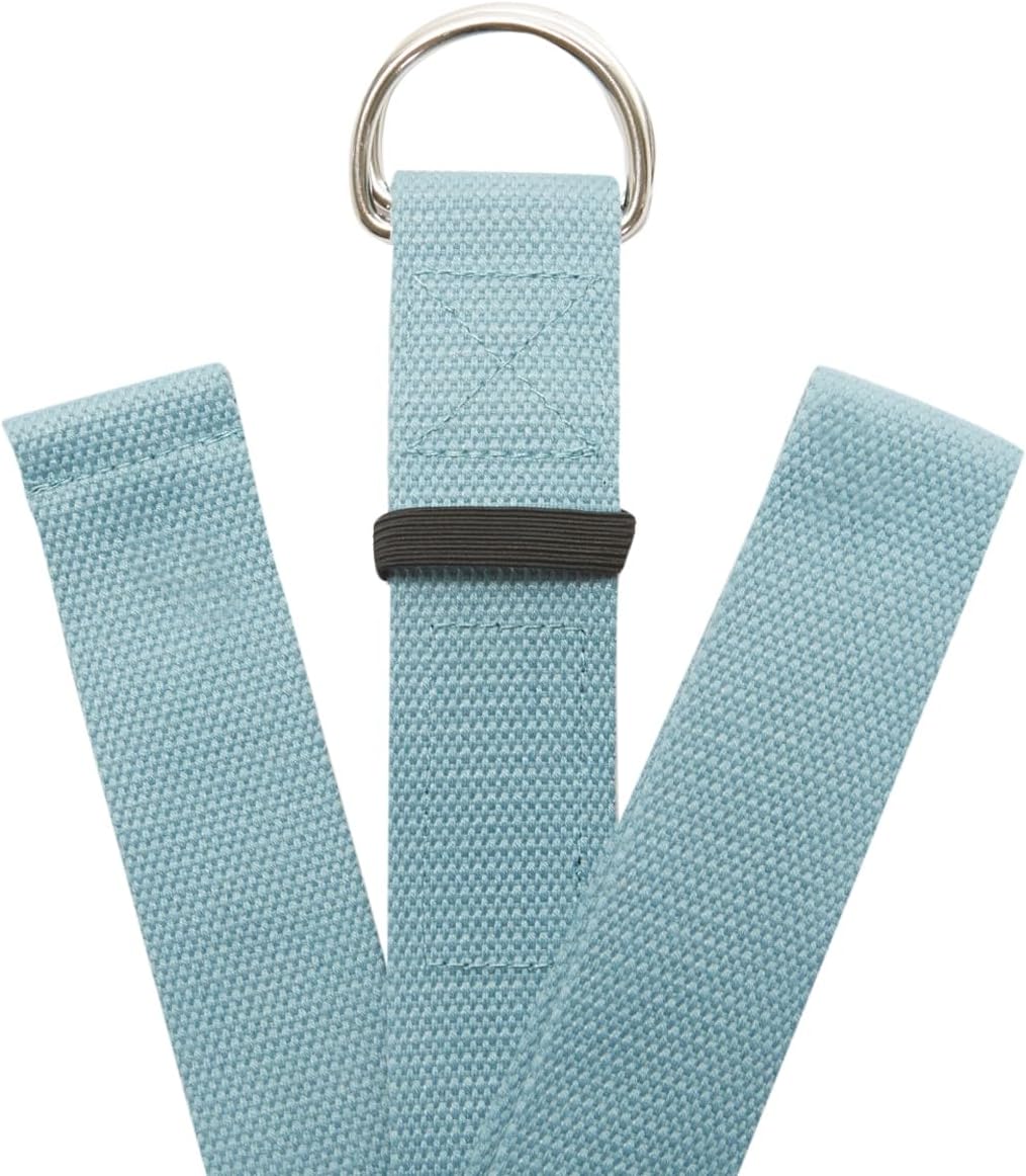 Strap with Metal D-Ring - Durable Stretching Strap for Yoga, Pilates, Flexibility & Physical Therapy (6ft, 8ft, 10ft)