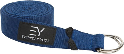 Strap with Metal D-Ring - Durable Stretching Strap for Yoga, Pilates, Flexibility & Physical Therapy (6ft, 8ft, 10ft)