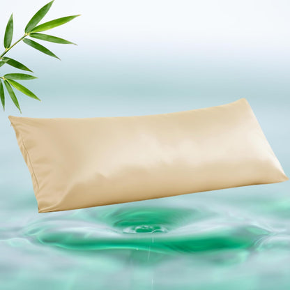 4 Pack Cooling Pillow Cases,Viscose Derived from Bamboo Pillow Protectors Queen Size Set of 4, 400 Thread Count Soft Silky Breathable Summer Pillow Cover with Zipper Hidden (4PCS, Queen,White)