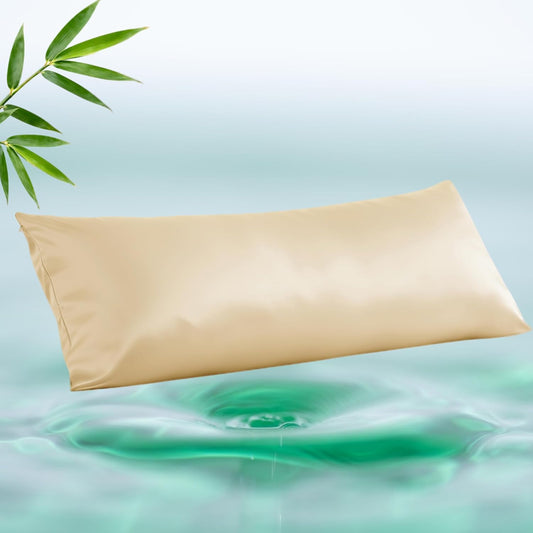 4 Pack Cooling Pillow Cases,Viscose Derived from Bamboo Pillow Protectors Queen Size Set of 4, 400 Thread Count Soft Silky Breathable Summer Pillow Cover with Zipper Hidden (4PCS, Queen,White)