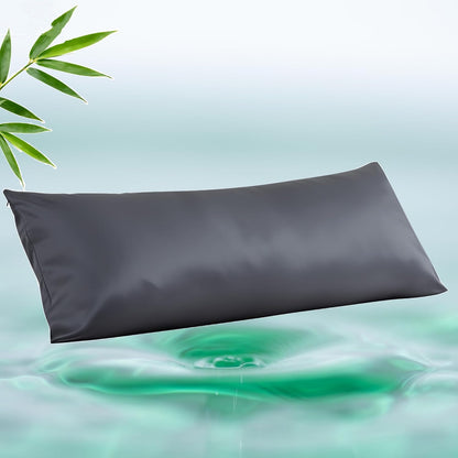 4 Pack Cooling Pillow Cases,Viscose Derived from Bamboo Pillow Protectors Queen Size Set of 4, 400 Thread Count Soft Silky Breathable Summer Pillow Cover with Zipper Hidden (4PCS, Queen,White)