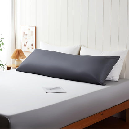 4 Pack Cooling Pillow Cases,Viscose Derived from Bamboo Pillow Protectors Queen Size Set of 4, 400 Thread Count Soft Silky Breathable Summer Pillow Cover with Zipper Hidden (4PCS, Queen,White)