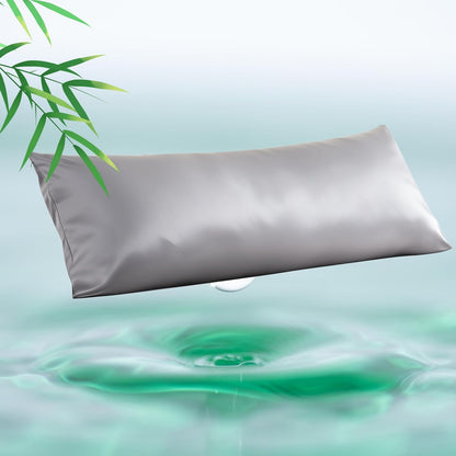 4 Pack Cooling Pillow Cases,Viscose Derived from Bamboo Pillow Protectors Queen Size Set of 4, 400 Thread Count Soft Silky Breathable Summer Pillow Cover with Zipper Hidden (4PCS, Queen,White)