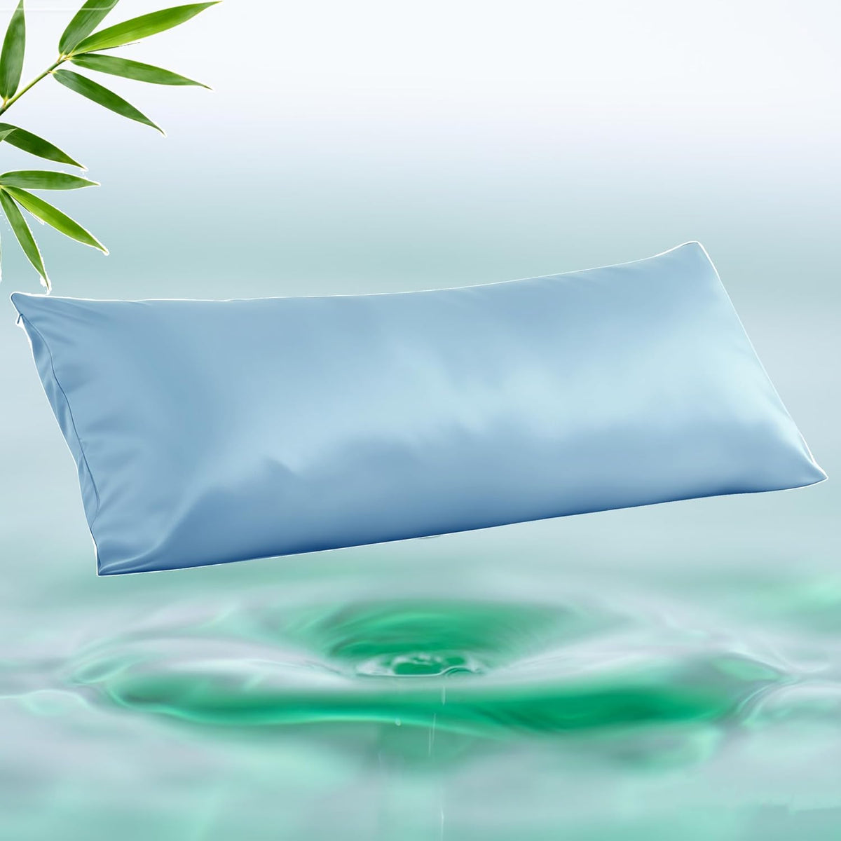 4 Pack Cooling Pillow Cases,Viscose Derived from Bamboo Pillow Protectors Queen Size Set of 4, 400 Thread Count Soft Silky Breathable Summer Pillow Cover with Zipper Hidden (4PCS, Queen,White)