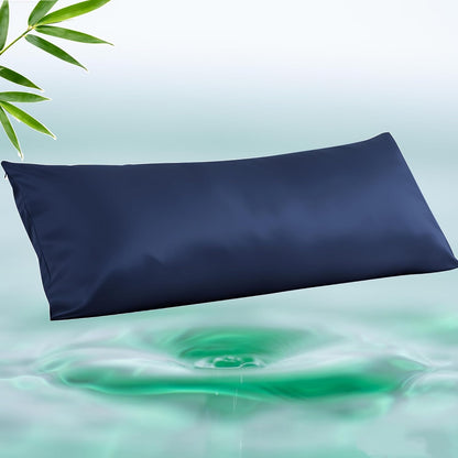 4 Pack Cooling Pillow Cases,Viscose Derived from Bamboo Pillow Protectors Queen Size Set of 4, 400 Thread Count Soft Silky Breathable Summer Pillow Cover with Zipper Hidden (4PCS, Queen,White)