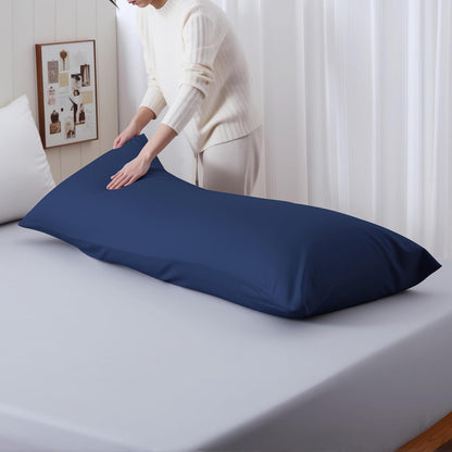 4 Pack Cooling Pillow Cases,Viscose Derived from Bamboo Pillow Protectors Queen Size Set of 4, 400 Thread Count Soft Silky Breathable Summer Pillow Cover with Zipper Hidden (4PCS, Queen,White)