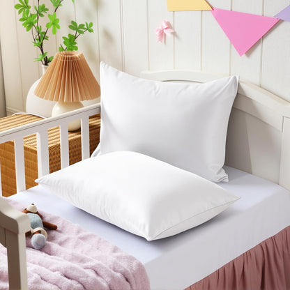 4 Pack Cooling Pillow Cases,Viscose Derived from Bamboo Pillow Protectors Queen Size Set of 4, 400 Thread Count Soft Silky Breathable Summer Pillow Cover with Zipper Hidden (4PCS, Queen,White)