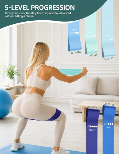 At Home Pilates Kit for Women, Home Workout Pilates Equipment Set with Pilates Ring, Ball, Pedal Resistance Band, Resistance Bands, Yoga Strap, Bag, Pilates Essentials Kit for Starter, Beginners