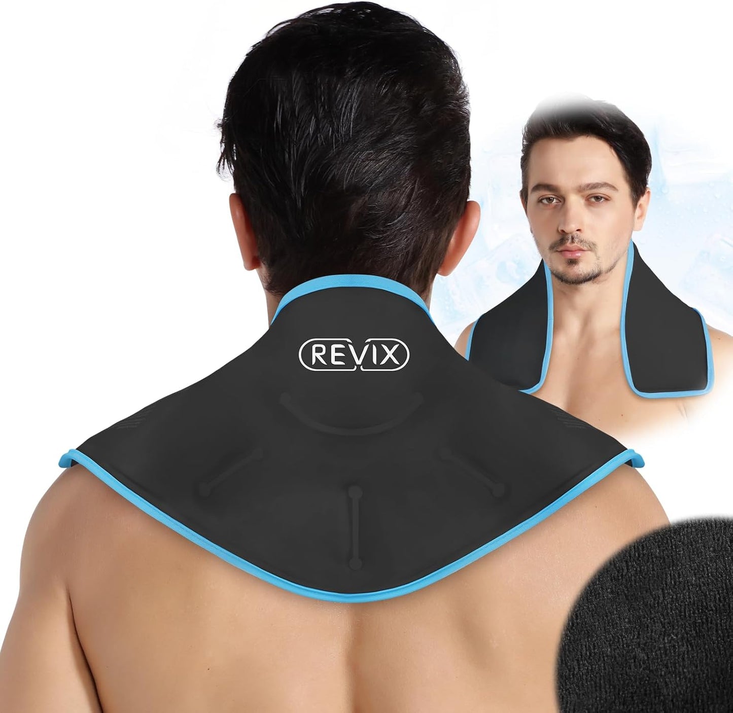 REVIX Ice Pack for Shoulders and Neck, Shoulder Ice Pack for Back Relief