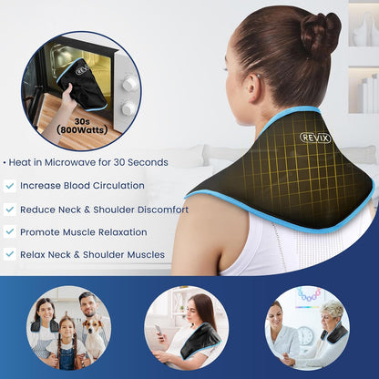 REVIX Ice Pack for Shoulders and Neck, Shoulder Ice Pack for Back Relief