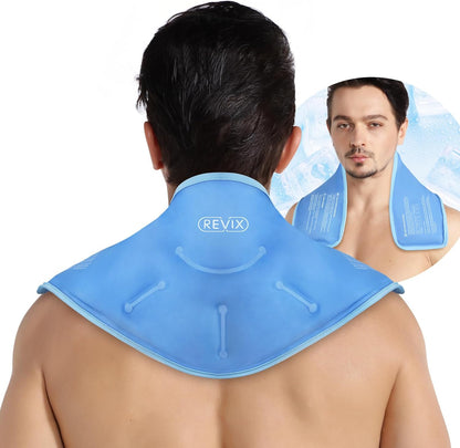 REVIX Ice Pack for Shoulders and Neck, Shoulder Ice Pack for Back Relief