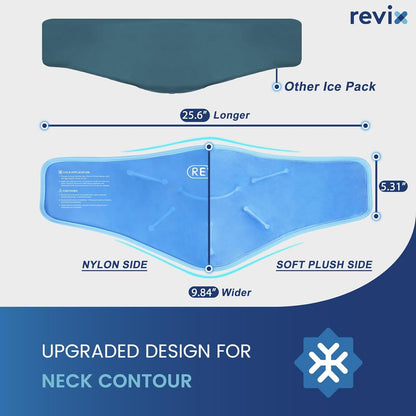 REVIX Ice Pack for Shoulders and Neck, Shoulder Ice Pack for Back Relief