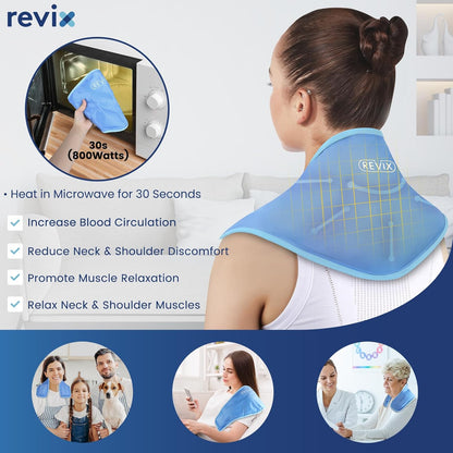 REVIX Ice Pack for Shoulders and Neck, Shoulder Ice Pack for Back Relief