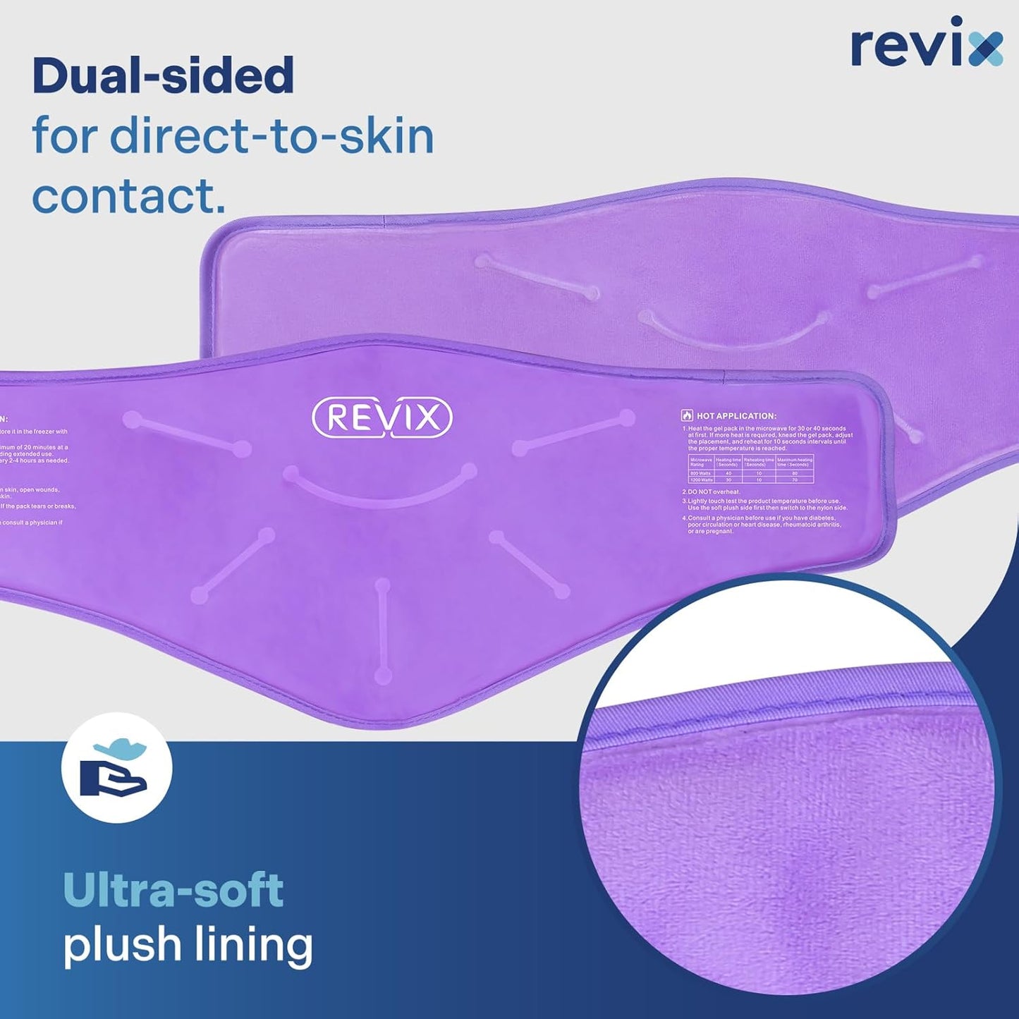 REVIX Ice Pack for Shoulders and Neck, Shoulder Ice Pack for Back Relief