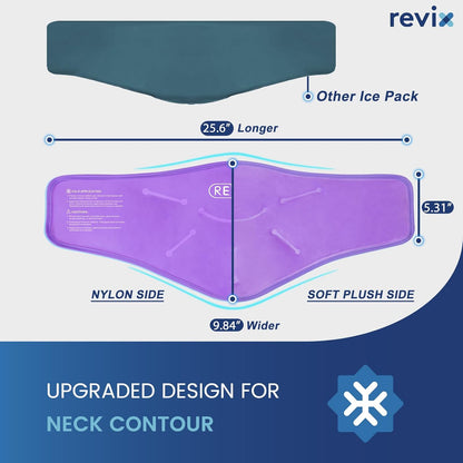 REVIX Ice Pack for Shoulders and Neck, Shoulder Ice Pack for Back Relief